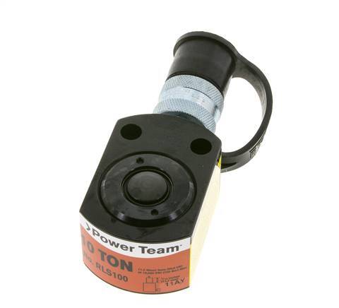 Gato hidráulico plano Power Team 10 toneladas 11,1 mm de carrera