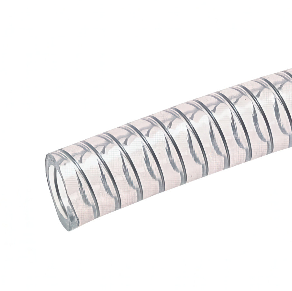 PVC pressure and suction hose 38 mm (ID) 30 m food-grade