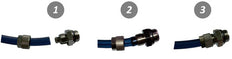 6/4 mm x G3/8'' Female Straight Push-on Fitting [2 Pieces]