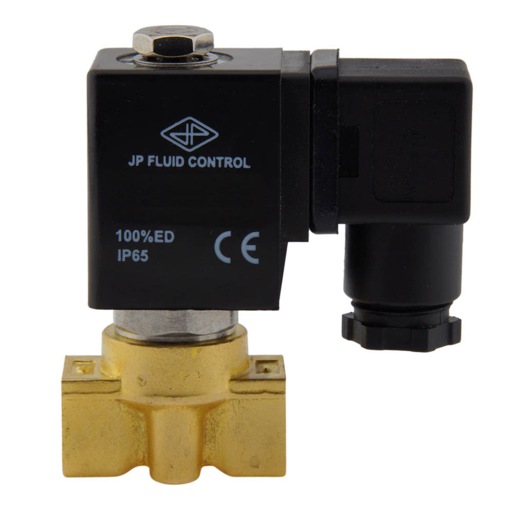 Solenoid Valve HP-DA 1/4'' Brass FKM 0-75bar 12V DC