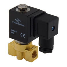 Electroválvula HP-DA 1/4'' Latón Alta Presión PTFE 4-75bar 24V CC