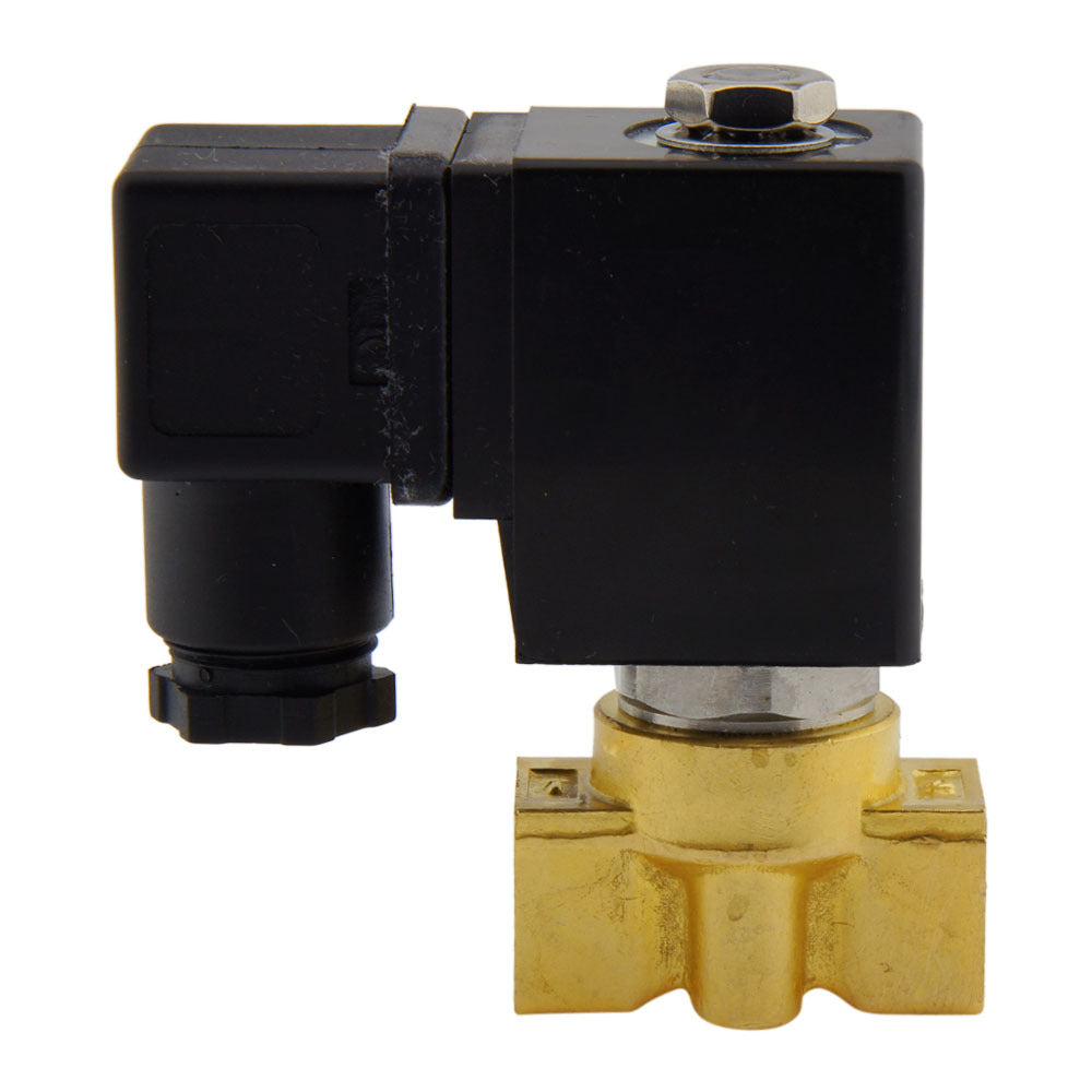 Electroválvula HP-DA 1/4'' Latón Alta Presión PTFE 4-75bar 24V CC