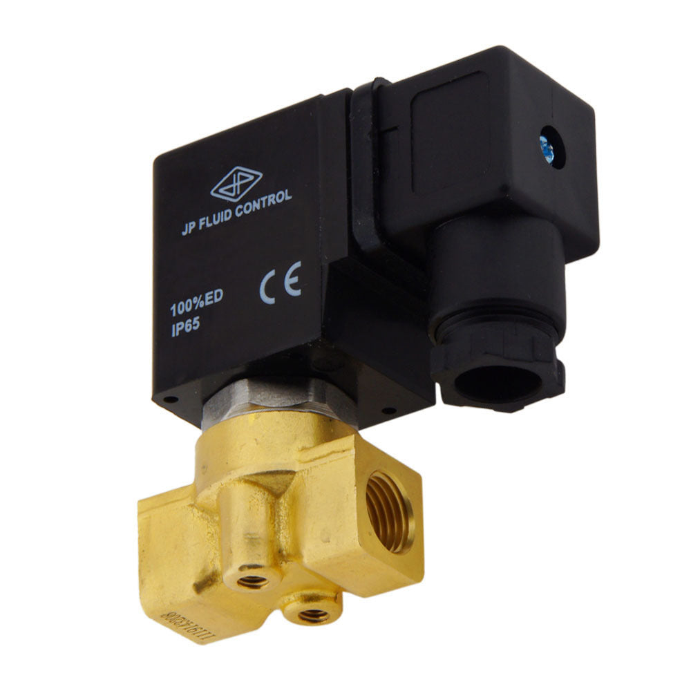 Solenoid Valve HP-DA 1/4'' Brass FKM 0-75bar 12V DC