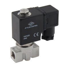 Válvula solenoide HP-DA 1/4'' de acero inoxidable FKM de alta presión 0-75bar 24V DC