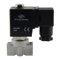 Electroválvula HP-DA 1/4'' Alta Presión Acero Inoxidable PTFE 4-100bar 24V AC