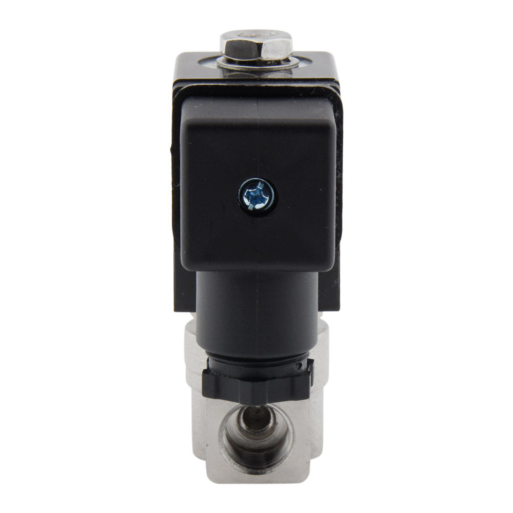 Válvula solenoide HP-DA 1/4'' de acero inoxidable FKM de alta presión 0-75bar 24V DC