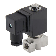 Válvula solenoide HP-DA 1/4'' de acero inoxidable FKM de alta presión 0-100bar 230V AC