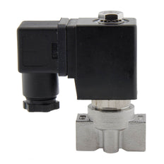 Electroválvula HP-DA 1/4'' Acero Inoxidable PTFE 4-75bar 12V CC