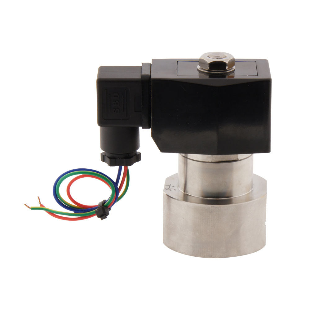 Válvula solenoide HP-IA 1/4'' acero inoxidable PTFE de alta presión 0,5-90bar 230V AC