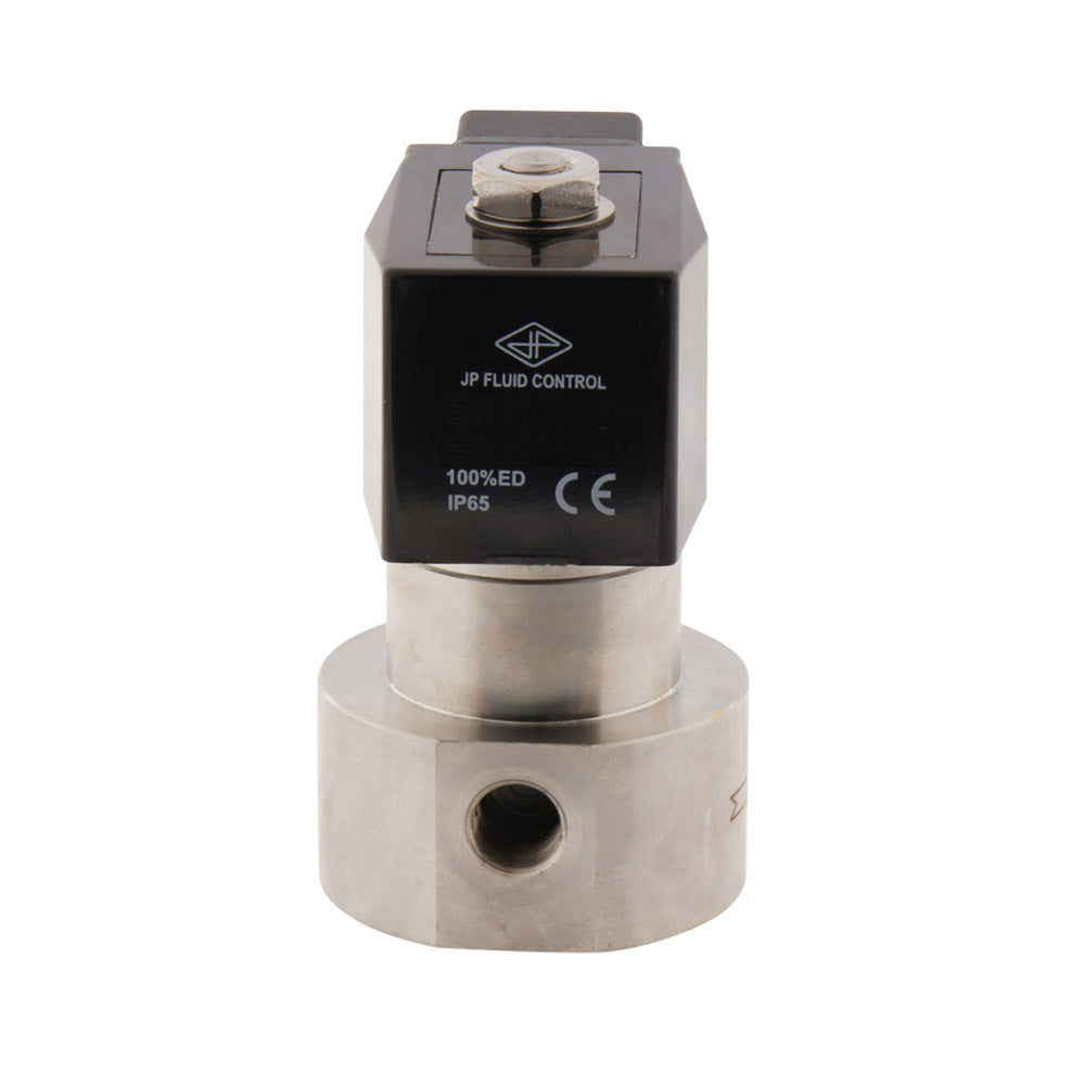 Válvula solenoide HP-IA 1/4'' acero inoxidable PTFE de alta presión 0,5-90bar 230V AC