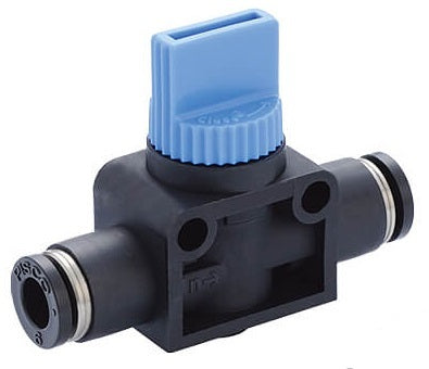 6mm - 6mm 3/2-Way Shut-Off Hand Valve
