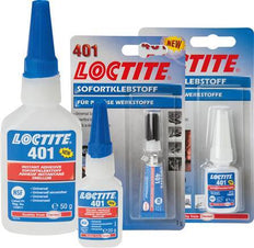 Loctite Adhesivo Instantáneo 50ml Transparente Tiempo de curado 20-60s Superficies de metal, plástico y caucho
