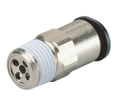 IN 6mm x OUT R1/4" Straight 2.0mm Orifice Meter-In Check Valve
