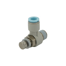 5/16" - R3/8" Elbow Clean-Room Package Pneumatic Needle Valve