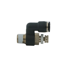 3/8" - R1/4" Rotatable Pneumatic Needle Valve