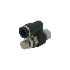 3/8" - R1/4" Rotatable Pneumatic Needle Valve