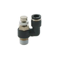 3/8" - R1/4" Rotatable Pneumatic Needle Valve