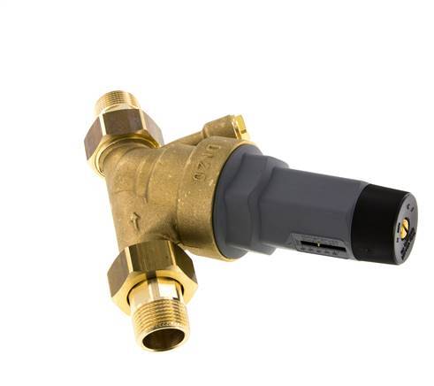 Reductor De Presión De Agua Latón R3/4'' 56 L/min 1.5-6 Bar/22-87Psi Agua Potable