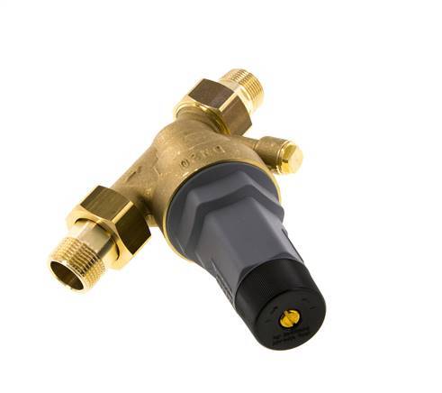 Reductor De Presión De Agua Latón R3/4'' 56 L/min 1.5-6 Bar/22-87Psi Agua Potable