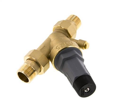 Reductor De Presión De Agua Latón R1'' 88 L/Min 1.5-6 Bar/22-87Psi Agua Potable