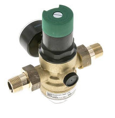 Reductor De Presión De Filtro Latón R1/2'' 40 L/Min 1.5-6 Bar/22-87Psi Agua Potable