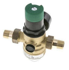 Reductor De Presión De Filtro Latón R1/2'' 40 L/Min 1.5-6 Bar/22-87Psi Agua Potable