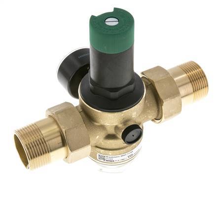 Filter Pressure Reducer Brass R1 1/4'' 99 l/min 1.5-6 bar/22-87psi Drinking Water
