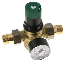 Reductor De Presión De Filtro Latón R3/4'' 52 L/Min 1.5-6 Bar/22-87Psi Agua Potable