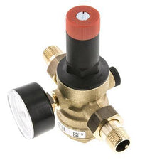 Filter Pressure Reducer Brass R1/2'' 40 l/min 1.5-12 bar/22-174psi Drinking Water