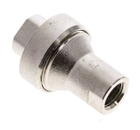 Inline Pressure Reducer 7bar/102psi Nickel-plated Brass G1/4'' 10 l/min
