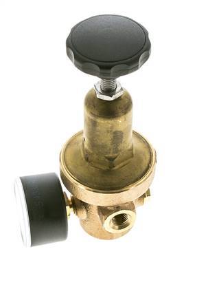 Water Pressure Reducer Bronze G1/4'' 8.3 l/min 0.2-2 bar/3-29psi