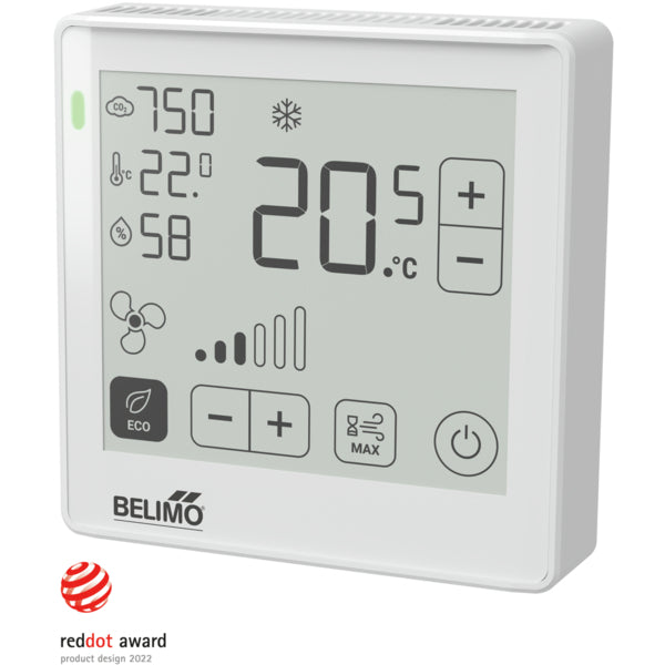 Belimo Room Operating Unit CO2 Temperature Humidity Modbus BACnet P-22RTM-1U00D-2