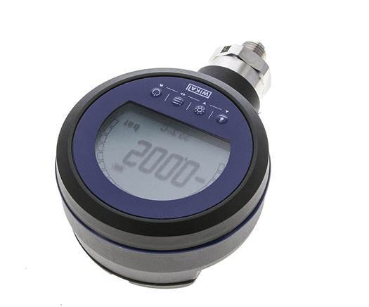 WIKA Digital Pressure Gauge 0..25 bar (0..363 psi) G 1/4'' Class 0.5