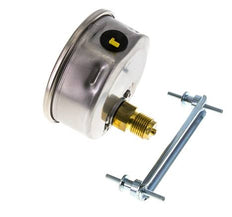 Manómetro de glicerina G1/2 conexión trasera 0 a 0,6 bar 100mm WIKA