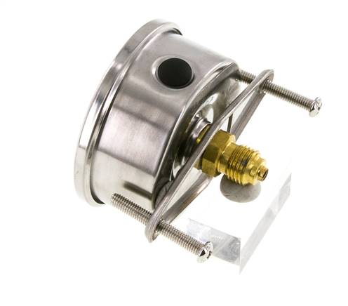 Manómetro de glicerina G1/4 conexión trasera 0 a 0,6 bar 63mm