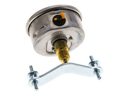 Manómetro de glicerina G1/4 conexión trasera 0 a 0,6 bar 63mm WIKA
