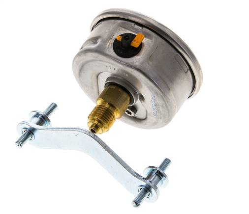 Manómetro de glicerina G1/4 conexión trasera 0 a 0,6 bar 63mm WIKA