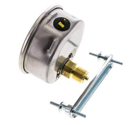 Manómetro de glicerina G1/2 conexión trasera 0 a 1,6 bar 100mm WIKA