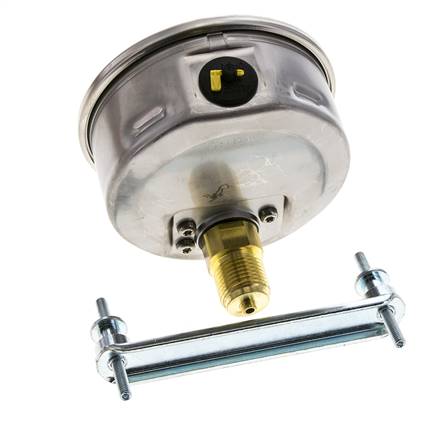 Manómetro de glicerina G1/2 conexión trasera 0 a 1,6 bar 100mm WIKA