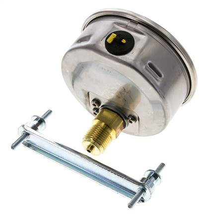 Manómetro de glicerina G1/2 conexión trasera 0 a 1,6 bar 100mm WIKA