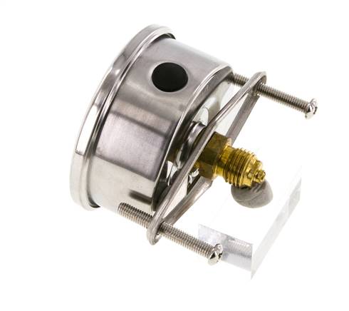 Manómetro de glicerina G1/4 conexión trasera 0 a 1,6 bar 63mm