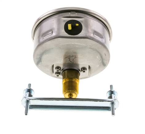 Manómetro de glicerina G1/2 conexión trasera 0 a 1000 bar 100mm WIKA