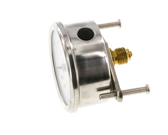 Manómetro de glicerina G1/4 conexión trasera 0 a 1000 bar 63mm