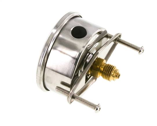Manómetro de glicerina G1/4 conexión trasera 0 a 1000 bar 63mm