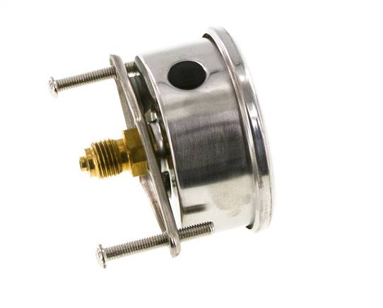 Manómetro de glicerina G1/4 conexión trasera 0 a 1000 bar 63mm