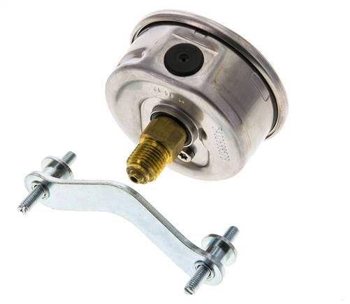 Manómetro de glicerina G1/4 conexión trasera 0 a 1000 bar 63mm WIKA