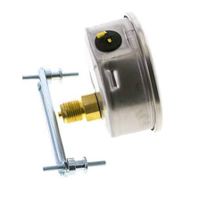 Manómetro de glicerina G1/2 conexión trasera 0 a 100 bar 100mm WIKA