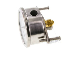 Manómetro de glicerina G1/4 conexión trasera 0 a 100 bar 63mm