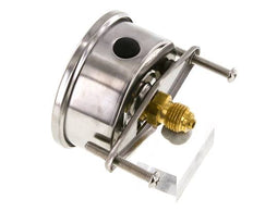 Manómetro de glicerina G1/4 conexión trasera 0 a 100 bar 63mm