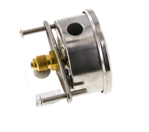 Manómetro de glicerina G1/4 conexión trasera 0 a 100 bar 63mm